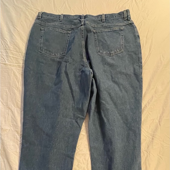 L.L. Bean Double L Womens Jeans Ultra High-Rise Straight Leg size 22W stonewash - Picture 5 of 12